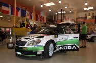 Rallye Český Krumlov: Technické přejímky, servis